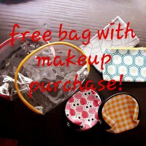 FREE Cosmetic Bag with Any BEAUTY Order!